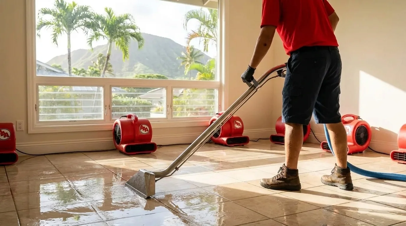 24/7 Emergency Water Removal & Cleanup in Honolulu